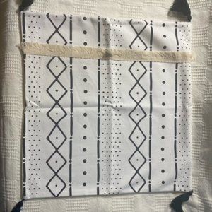 Blue Page Boho Farmhouse Throw Pillow Covers